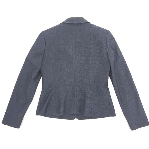 Vintage Ann Klein Blazer Suit Jacket Womens Size 8 Gray Single Breasted - Picture 4 of 9